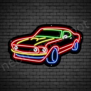 Car Neon Sign Mustang